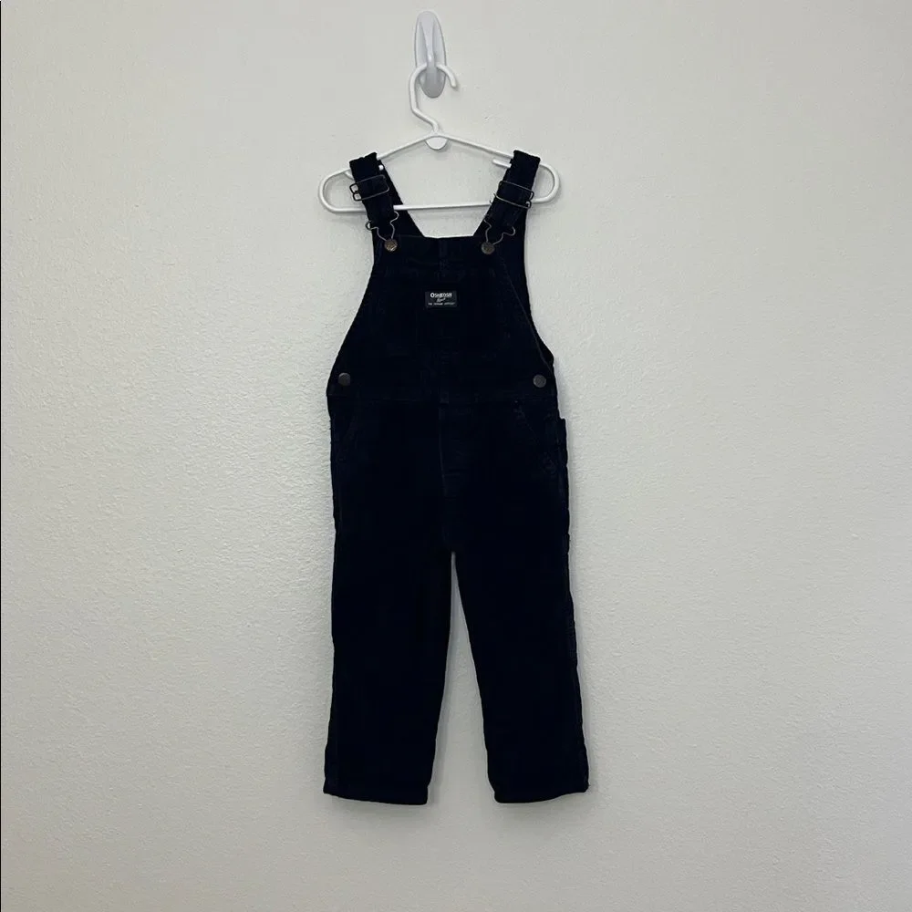 OshKosh B'gosh Toddler Boys' Corduroy Overalls - Navy Blue 3T